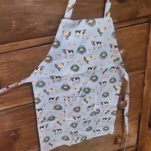 Farm Animal Print Apron